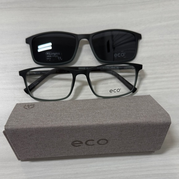Eco fennel Black and Gray Glasses Set - Picture 1 of 5